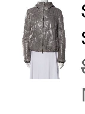 Vintage 2008 Miu Miu biker jacket size L US 10 Grey